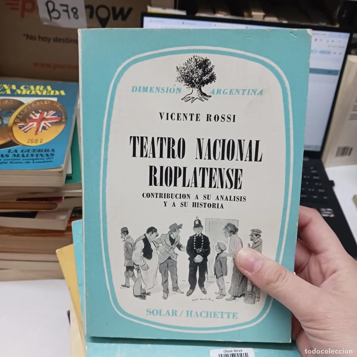 Livros em segunda m&atilde;o: Teatro nacional rioplatense - Vicente Rossi