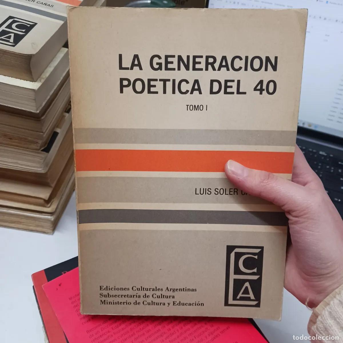 Libros: La generacion poetica del 40 1 - Luis Soler Ca&ntilde;as - Foto 1