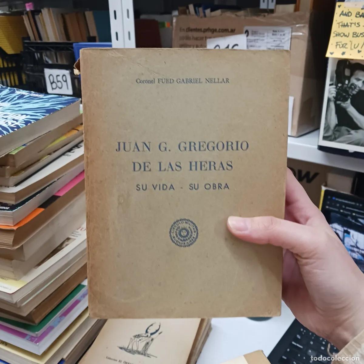 Libros: Su vida, su obra (det.) - Juan G. Gregorio de Las Heras