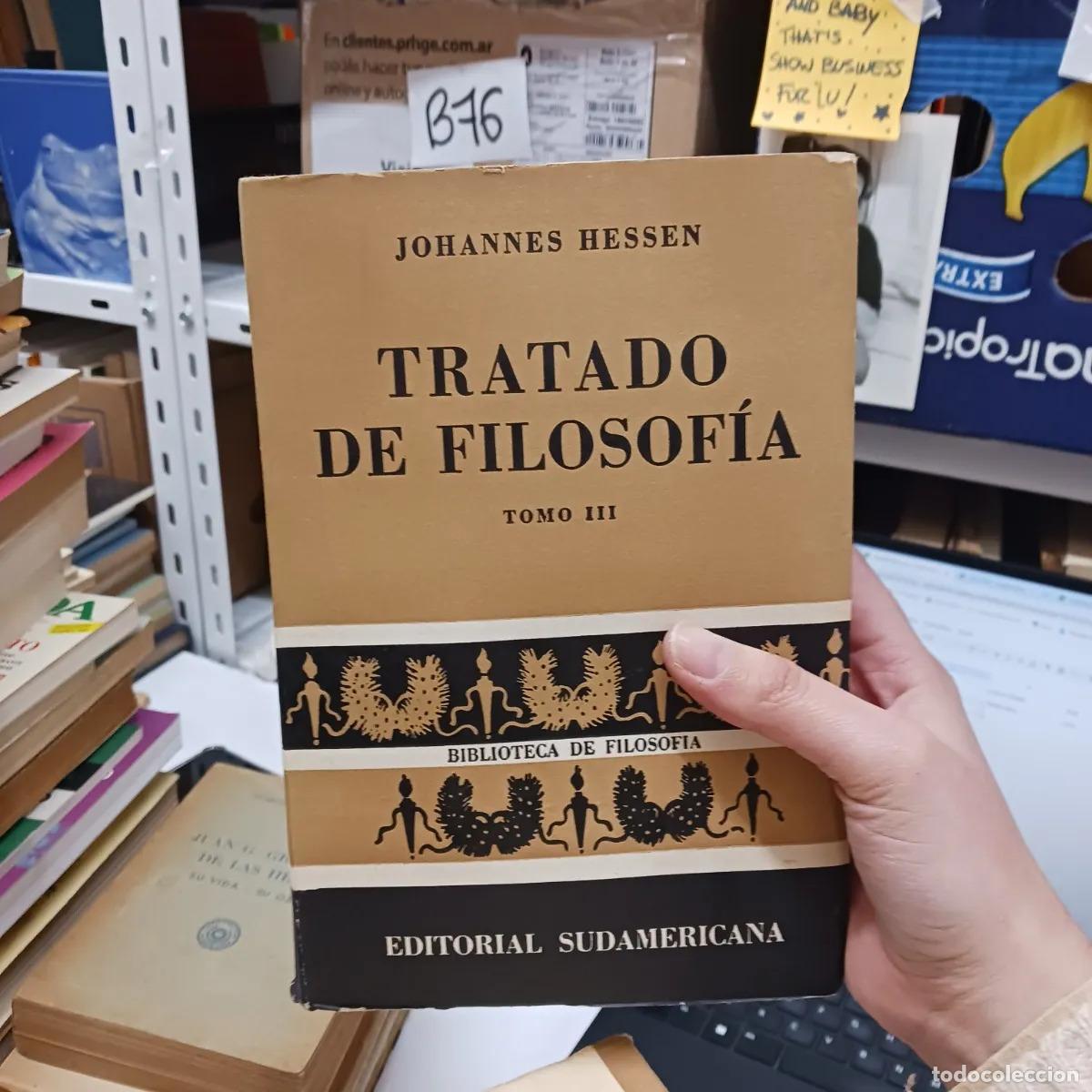 Livros em segunda m&atilde;o: Tratado de filosofia 3 - Johannes Hessen