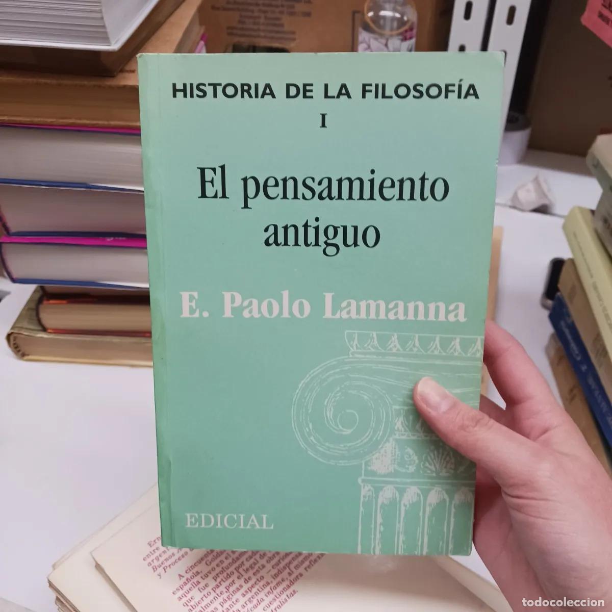 Livros em segunda m&atilde;o: El pensamiento antiguo 1 - E. Paolo Lamanna