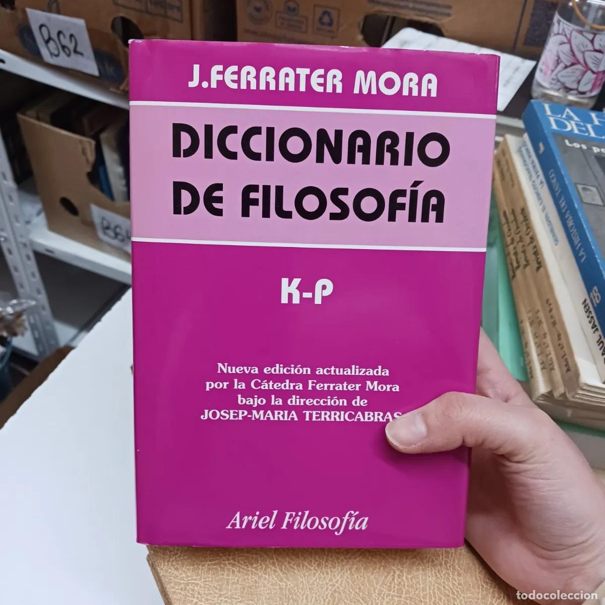 Livros em segunda m&atilde;o: Diccionario de filosofia K-P - J. Ferrater Mora