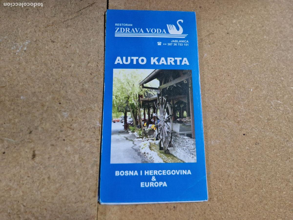 Libros: RESTORAN ZDRAVA VODA. AUTO KARTA.