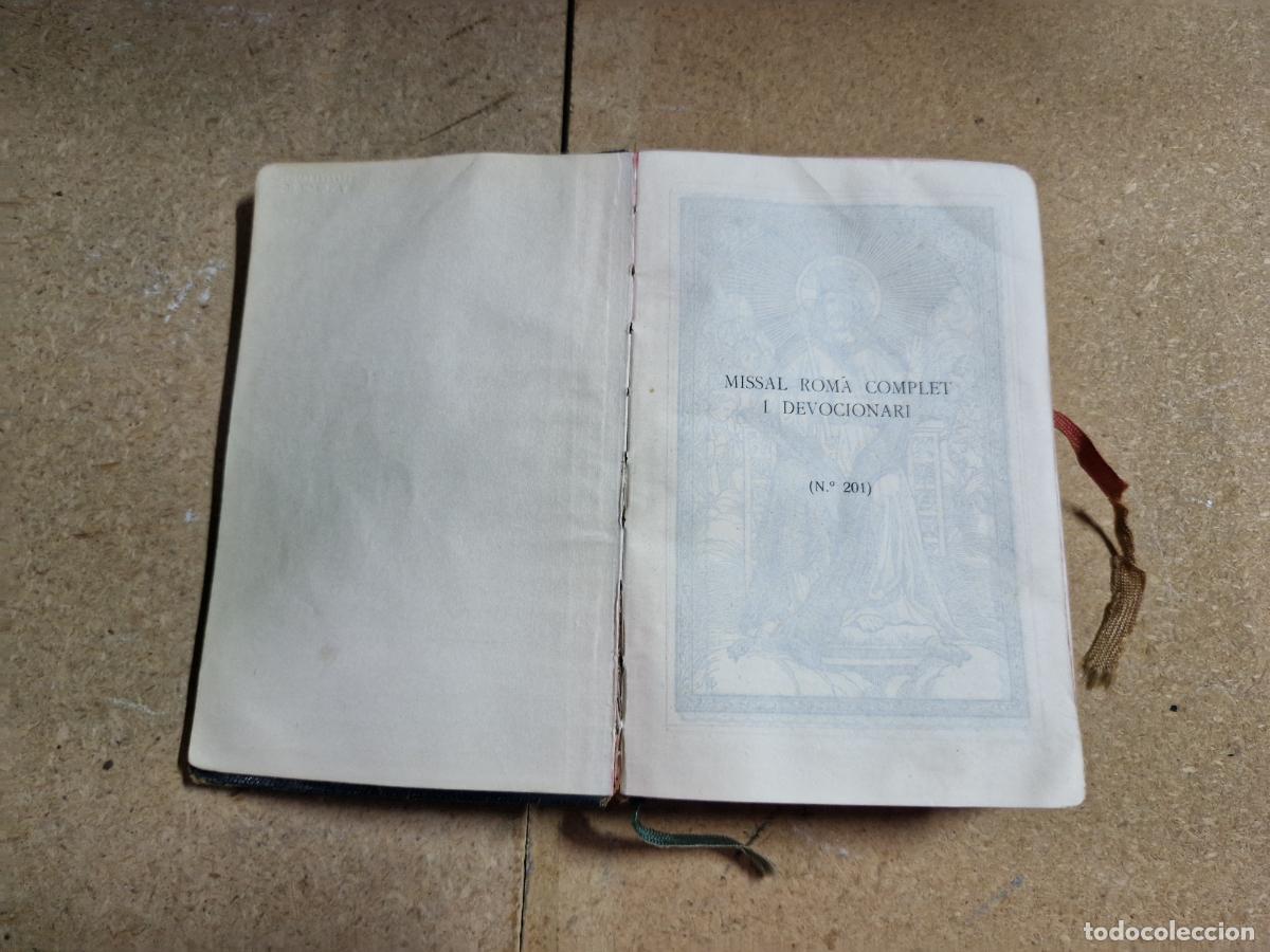 Libros: MISSAL ROMA COMPLET I DEVOLUCIONARI N201