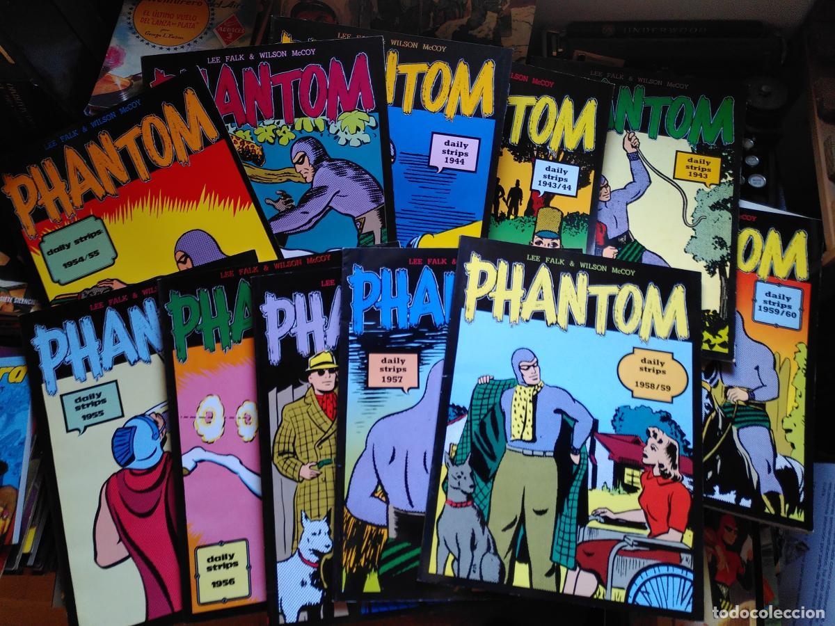 Libros: PHANTOM. Daily strips (11 ejemplares EN ITALIANO). 1943 -1943/44 - 1944 - 1944/45 - 1954/55 - 1955 -