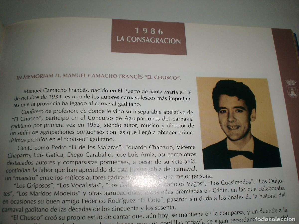 Libros: LIBRO CARNAVAL DE CHIPIONA, RECUERDOS DE UNA DECADA 1984-1994 - Foto 4