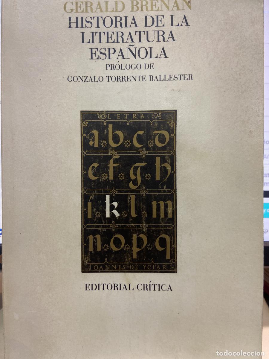 Livros em segunda m&atilde;o: Historia de la literatura espa&ntilde;ola. - Gerald Brenan.