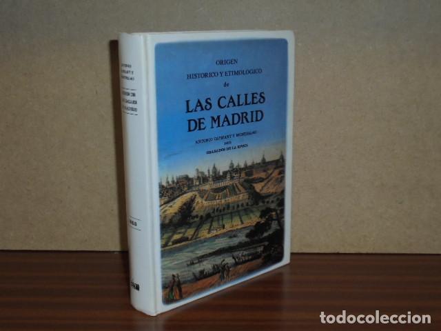 Libri di seconda mano: ORIGEN HIST&Oacute;RICO Y ETIMOL&Oacute;GICO DE LAS CALLES DE MADRID (Ed. facs&iacute;mil) - Capmany y Montpalau, Antonio