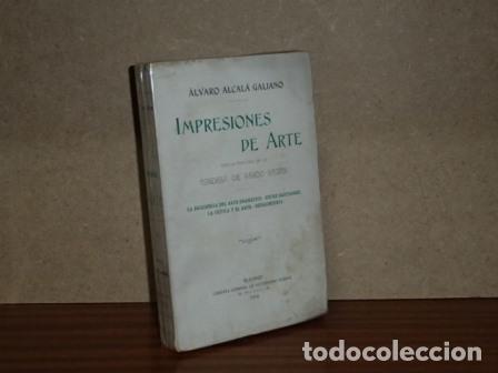 Libros: IMPRESIONES DE ARTE - Alcal&aacute; Galiano, &Aacute;lvaro
