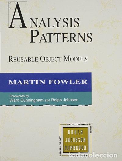 Libros: Analysis Patterns: Reusable Object Models- 9780201895421