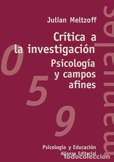 Livros em segunda m&atilde;o: Cr&iacute;tica a la investigaci&oacute;n- 9788420686646