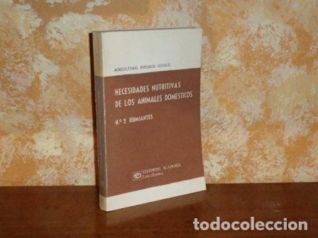 Libri di seconda mano: NECESIDADES NUTRITIVAS DE LOS ANIMALES DOM&Eacute;STICOS - N&ordm; 2 - Rumiantes - VV. AA.