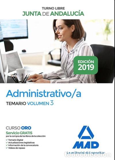 Libros: Administrativo de la Junta de Andaluc&iacute;a Turno Libre. Temario Volumen 3- 9788414232101