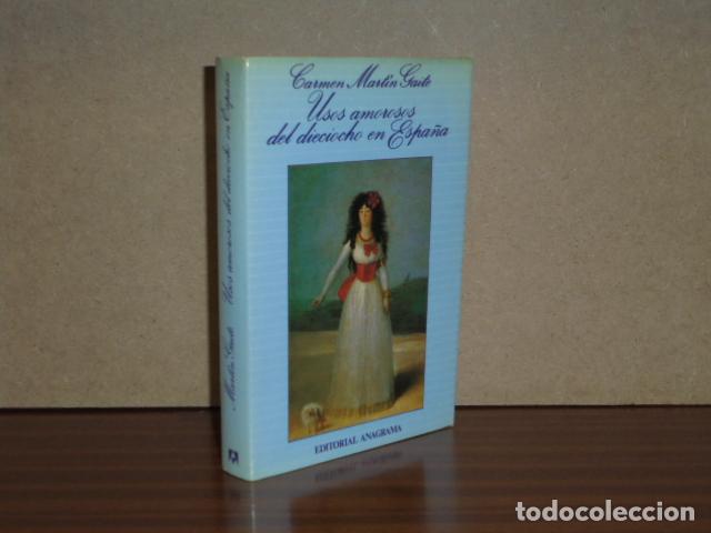 Livros em segunda m&atilde;o: USOS AMOROSOS DEL DIECIOCHO EN ESPA&Ntilde;A - Mart&iacute;n Gaite, Carmen