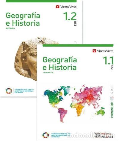 Libros: Geograf&iacute;a e Historia 1 (1.1-1.2) Comunidad en Red- 9788468283876