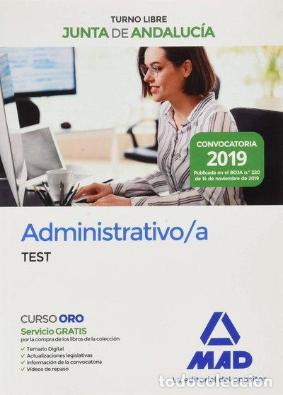 Livres: Administrativo de la Junta de Andaluc&iacute;a Turno Libre. Test- 9788414232125