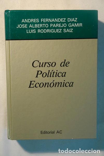 Libros: Curso de pol&iacute;tica econ&oacute;mica- 9788472880443