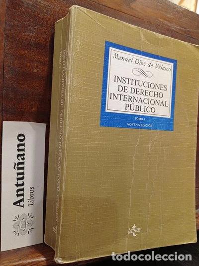 Libri di seconda mano: Instituciones de derecho internacional p&uacute;blico Tomo I- 9788430920952