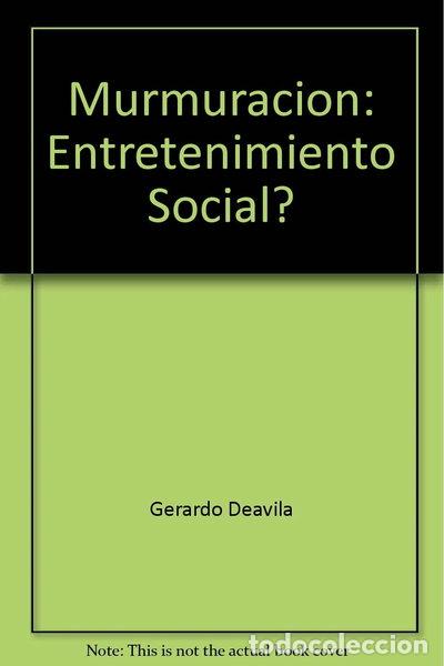 Libros: Murmuraci&oacute;n: &iquest;Entretenimiento social?- 9780789900111