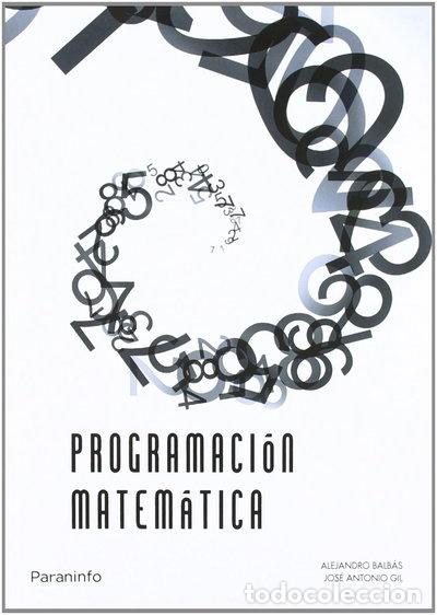 Libros: Programaci&oacute;n matem&aacute;tica- 9788472880139