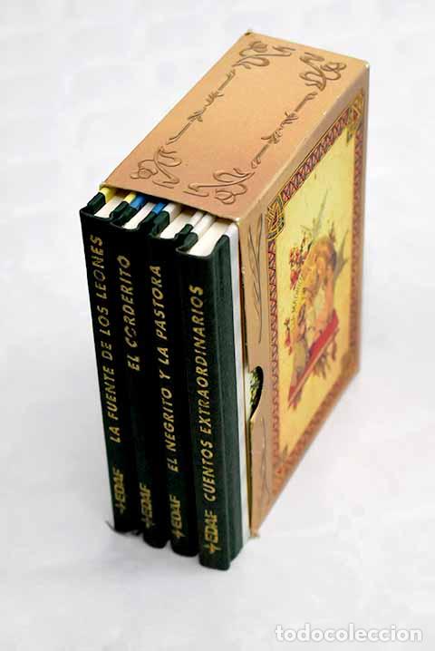 Libros: Cuentos extraordinarios; El negrito y la pastora; El corderito; La fuente de los leones