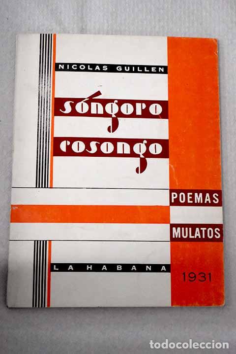 Livros em segunda m&atilde;o: S&oacute;ngoro Cosongo: poemas mulatos.- Guill&eacute;n, Nicol&aacute;s