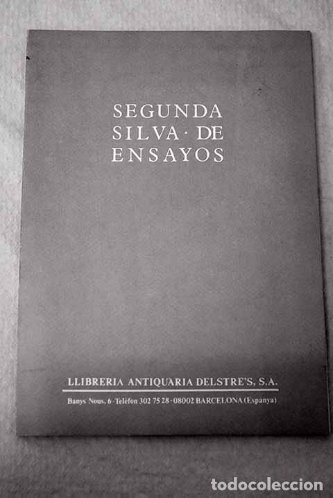 Libros: Segunda silva de ensayos