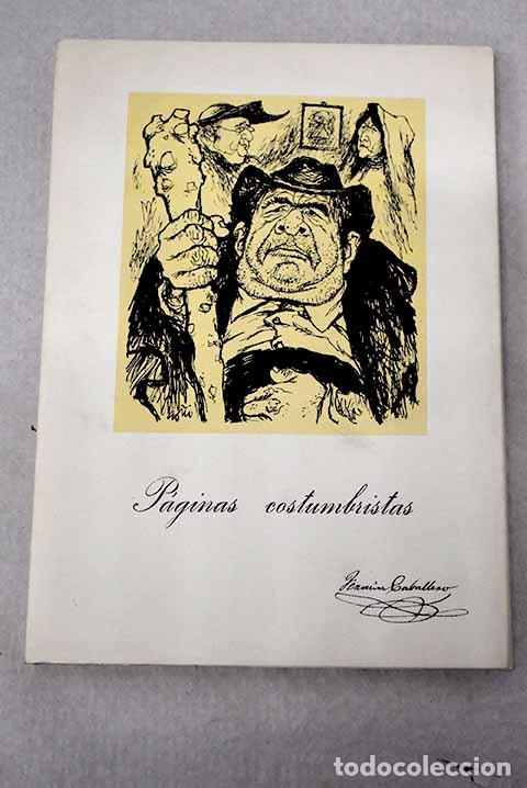 Libros: P&aacute;ginas costumbristas.- Caballero, Ferm&iacute;n