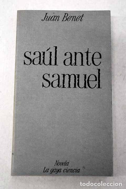 books: Saul ante Samuel: Benet, Juan.- Benet, Juan