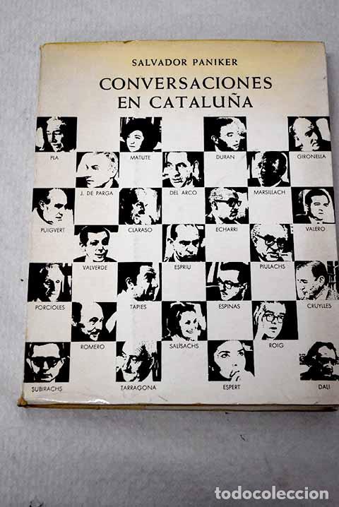 books: Conversaciones en Catalu&ntilde;a.- P&aacute;niker, Salvador