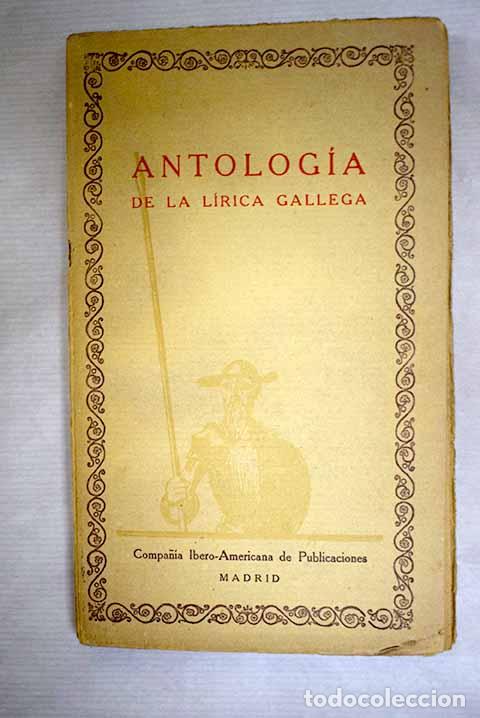 Libros: Antolog&iacute;a de la l&iacute;rica gallega