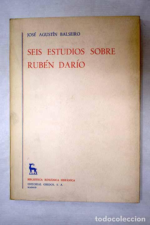 Livros em segunda m&atilde;o: Seis estudios sobre Rub&eacute;n Dar&iacute;o.- Balseiro, Jos&eacute; Agust&iacute;n