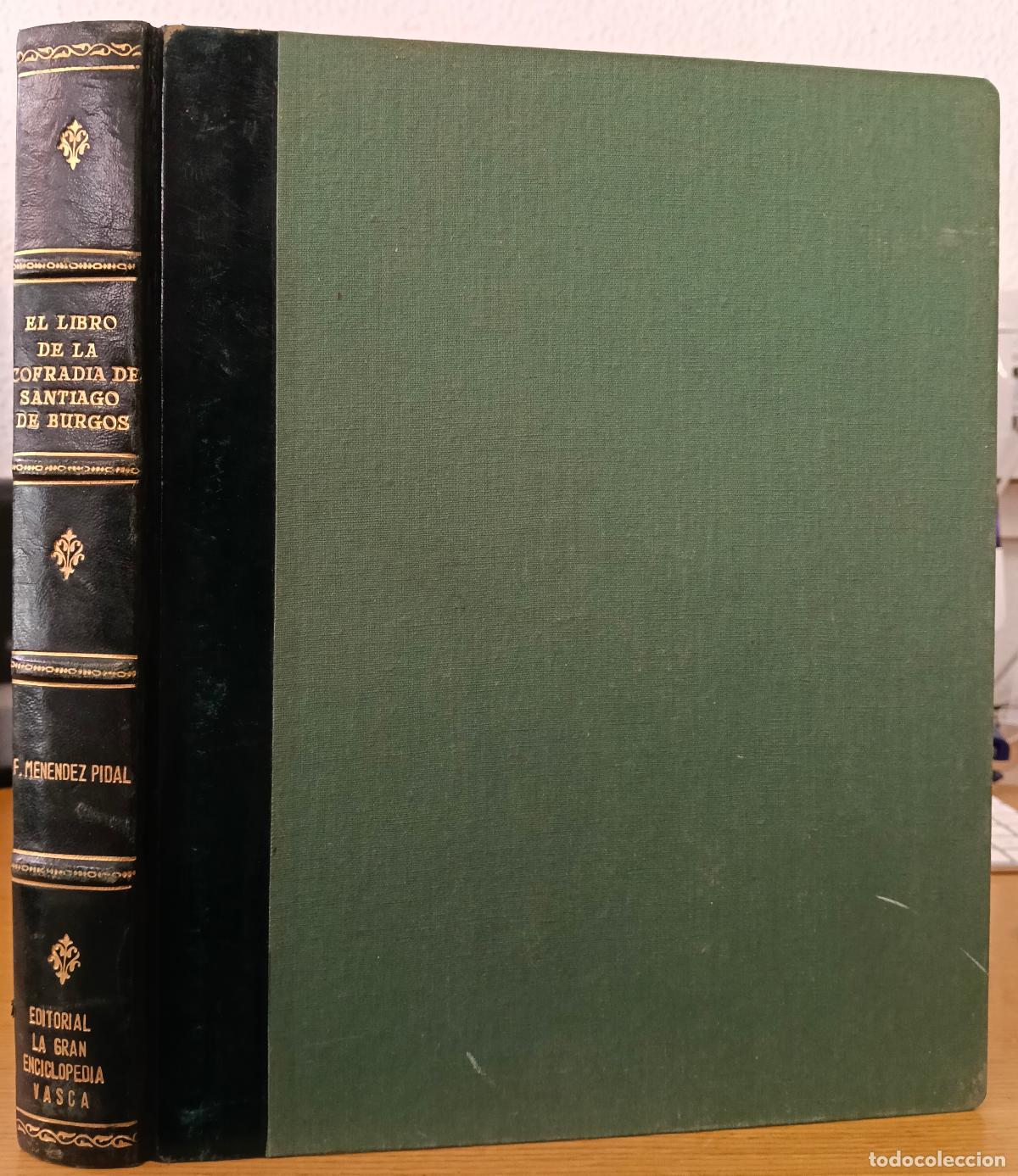 Libros: El libro de la Cofrad&iacute;a de Santiago de Burgos - Menendez Pidal de Navascues, Faustino (Ed.)
