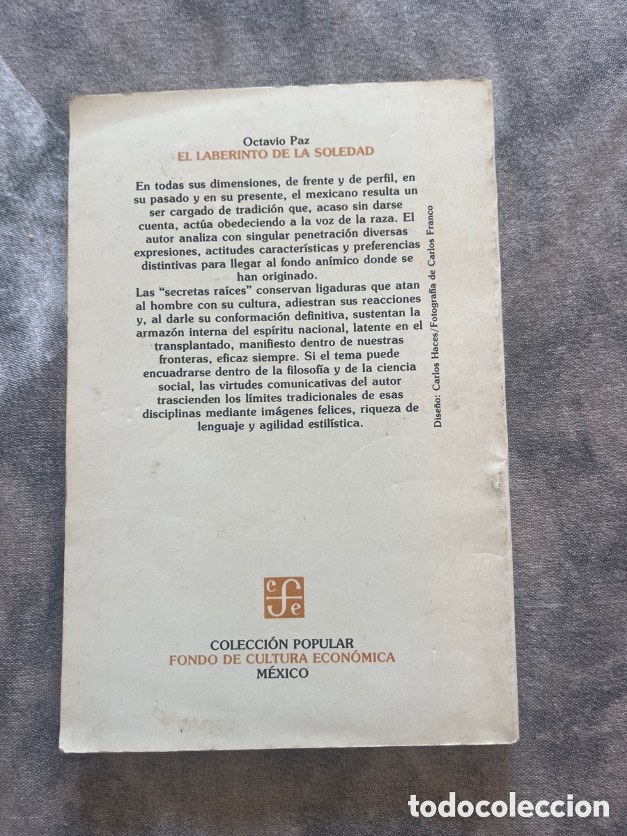 Libros: Libro el laberinto de la soledad - Foto 2