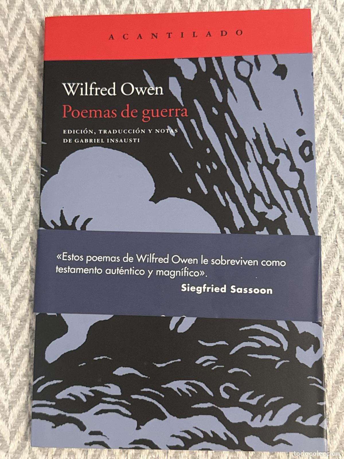 Libros: Poemas de guerra. Versi&oacute;n biling&uuml;e - Wilfred Owen