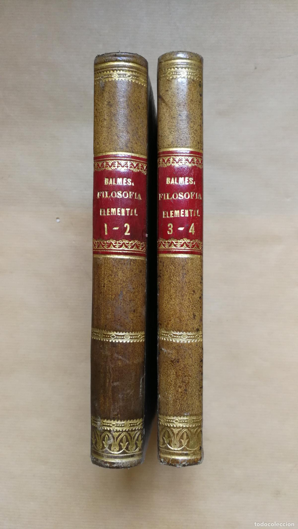 Libros: Curso de Filosof&iacute;a Elemental. 2 Tomos. I: Metaf&iacute;sica y L&oacute;gica. II: &Eacute;tica e Historia de la Filosof&iacute;a.