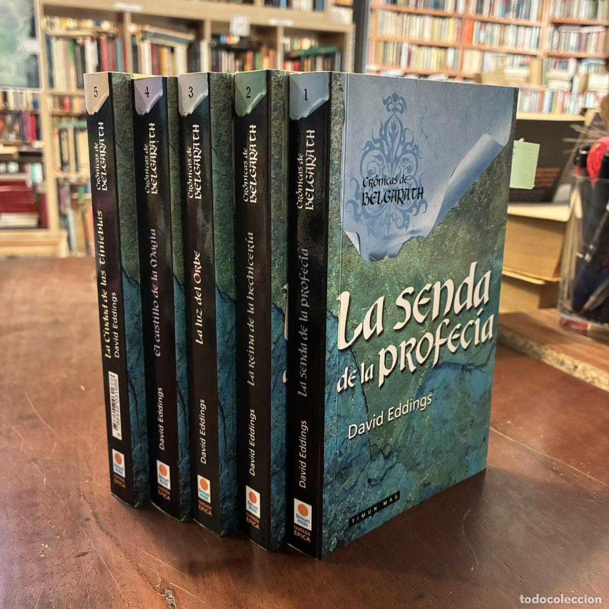 Libros: La senda de la profec&iacute;a. La reina de la hechicer&iacute;a. La luz del orbe. El castillo de la magia. La ciu