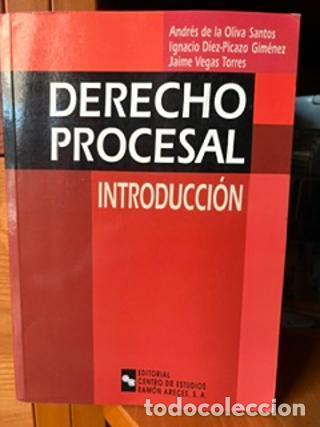 B&uuml;cher: Derecho procesal. Introducci&oacute;n - Andr&eacute;s de la Oliva Santos, Ignacio D&iacute;ez Picazo y Jaime Vegas tdk985