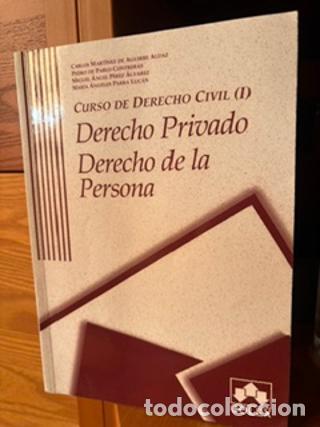 Livres: Derecho privado, derecho de la persona - Carlos Mart&iacute;nez de Aguirre y Aldaz, Pedro de Pablo Contrera