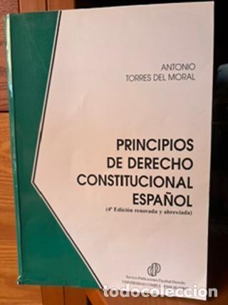 Libri di seconda mano: Principios de derecho constitucional espa&ntilde;ol - Antonio Torres del Moral tdk985