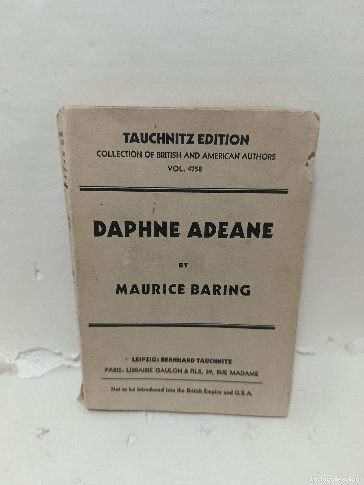 books: DAPHNE ADEANE - Maurice Baring