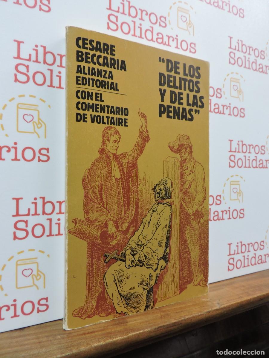 Libros: De los delitos y las penas. BECCARIA, Cesare. Ed. Alianza. Madrid, 1988