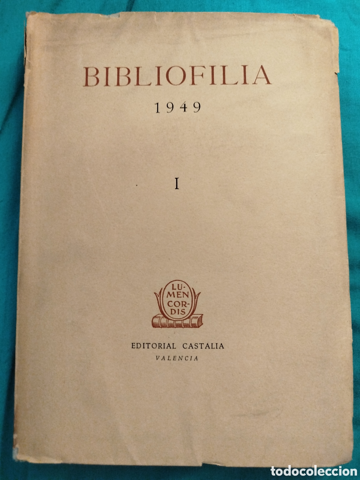 Libros: Revista Bibliofilia I. Castalia 1949