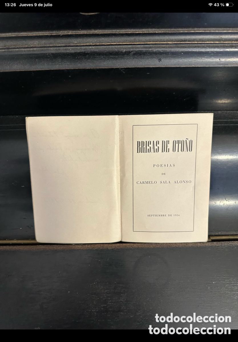 Libros: Ejemplar firmado de Brisas de Oto&ntilde;o (1954) - Foto 3