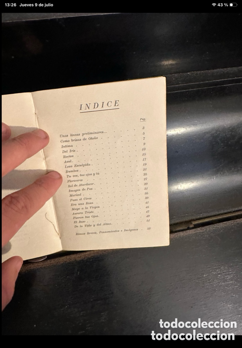 Libros: Ejemplar firmado de Brisas de Oto&ntilde;o (1954) - Foto 8