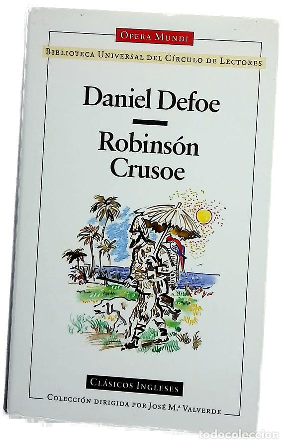 Libros: La vida y las extra&ntilde;as y sorprendentes aventuras de Robins&oacute;n Crusoe de York, marino