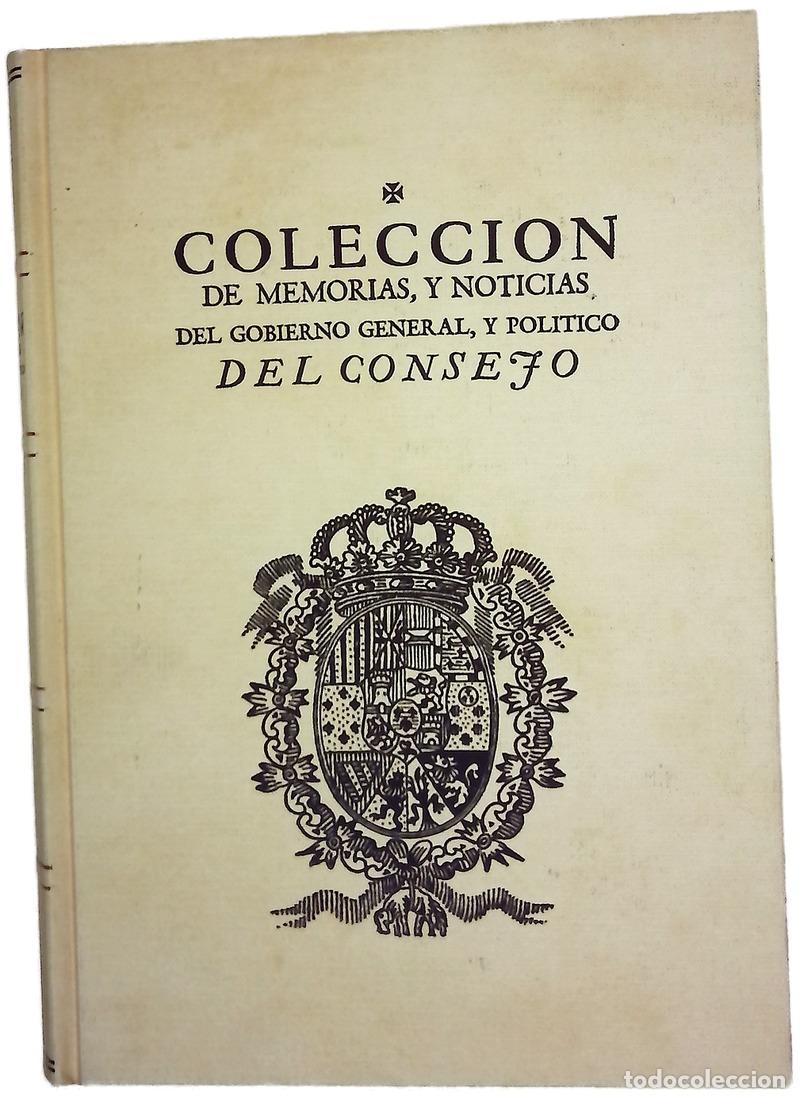 B&uuml;cher: Colecci&oacute;n de memorias, y noticias del gobierno general, y pol&iacute;tico del Consejo