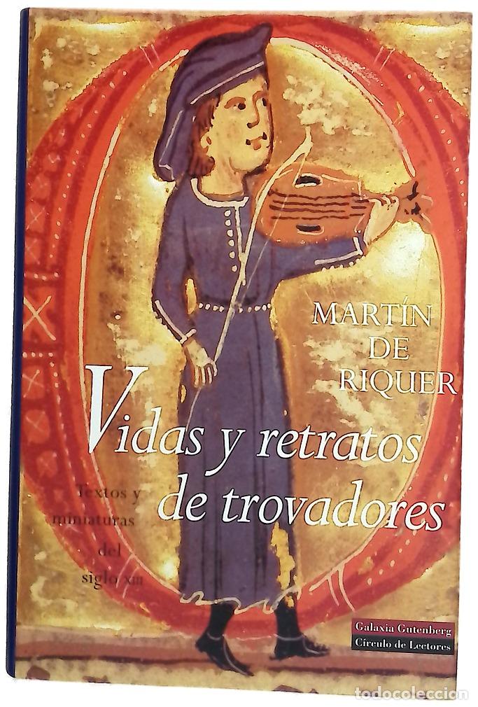 Libros: Vidas y retratos de trovadores