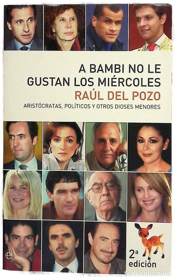 Libros: A Bambi no le gustan los mi&eacute;rcoles arist&oacute;cratas, pol&iacute;ticos y otros dioses menores
