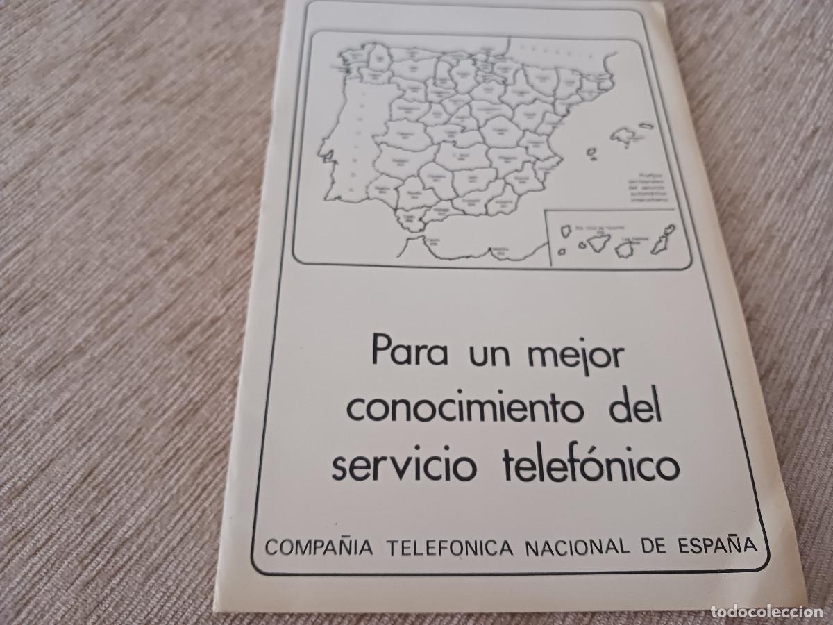 Libros: PARA UN MEJOR CONOCIMIENTO DEL SERVICIO TELEF&Oacute;NICO. Compa&ntilde;&iacute;a Telef&oacute;nica Nacional de Espa&ntilde;a